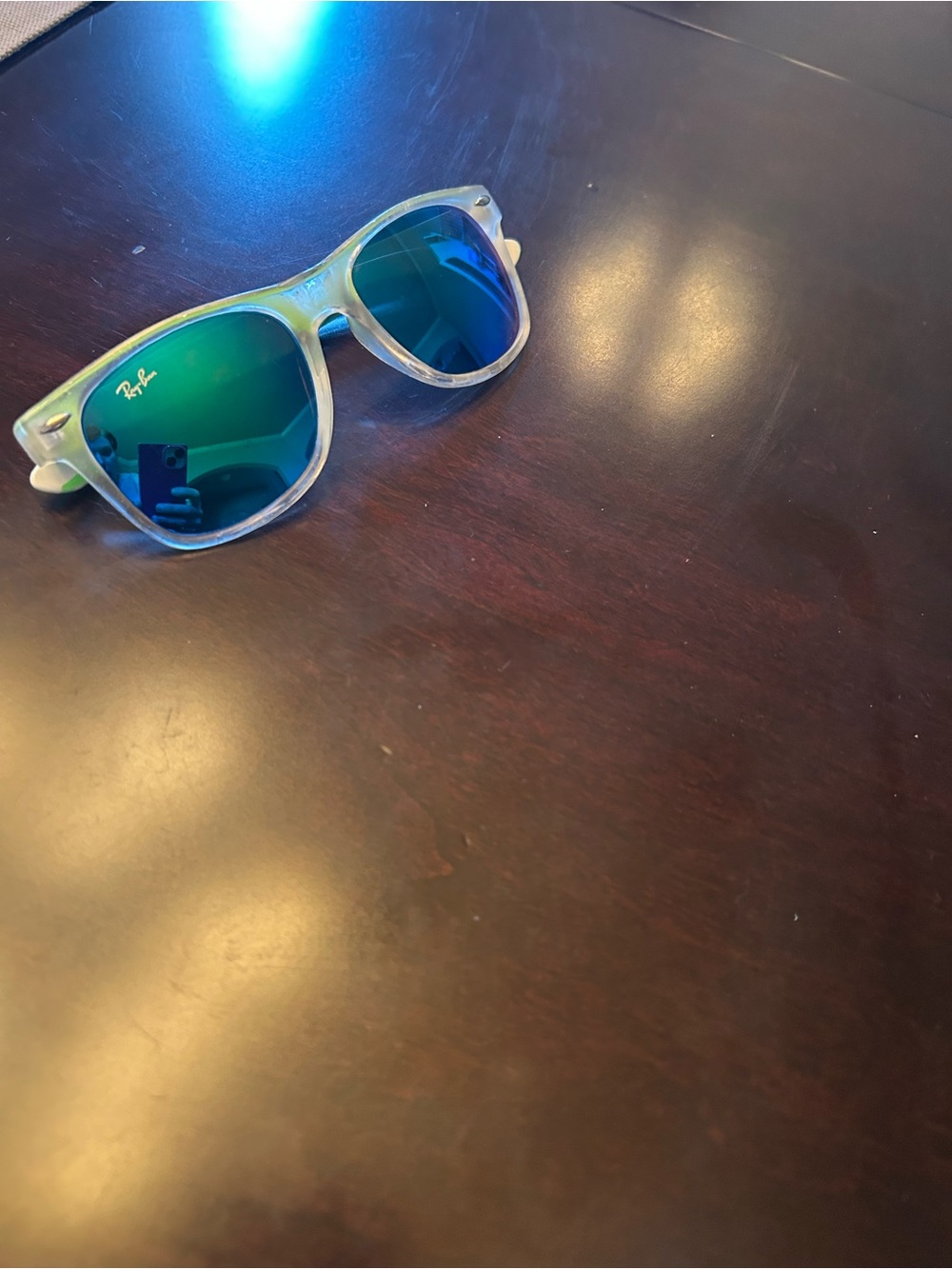 Ray-Ban Green Mirrored Sunglasses